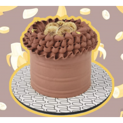 巧克力香蕉奶油蛋糕